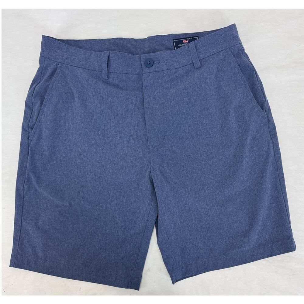 Vineyard Vines Shorts Men's 33 Blue Breaker Performance Inseam 9" Preppy Swim